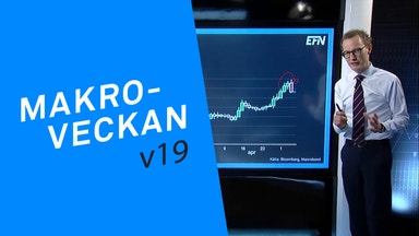 Stärkt krona men svagare börs