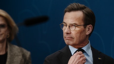 Kristersson deltar på Bilderberggruppens möte på Grand Hotel