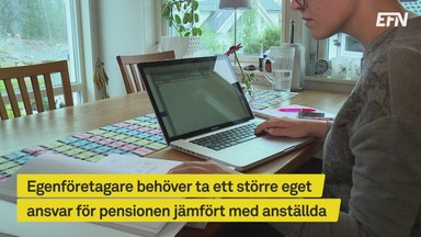 Så påverkas din pension som småföretagare