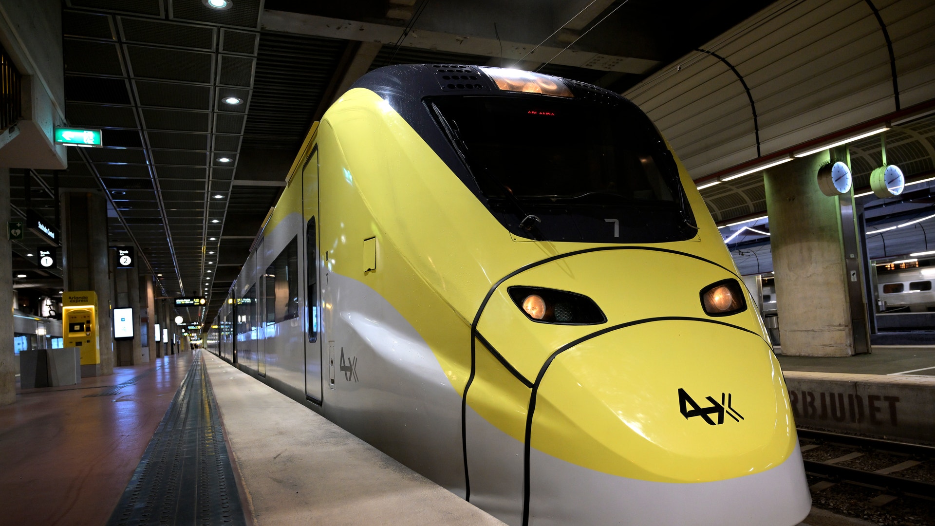 Arlanda Express på Centralstationen.