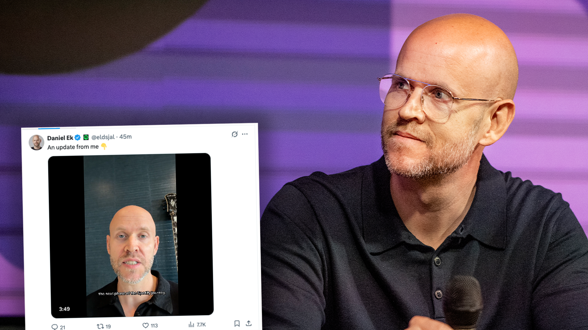 Spotifys Daniel Ek. 