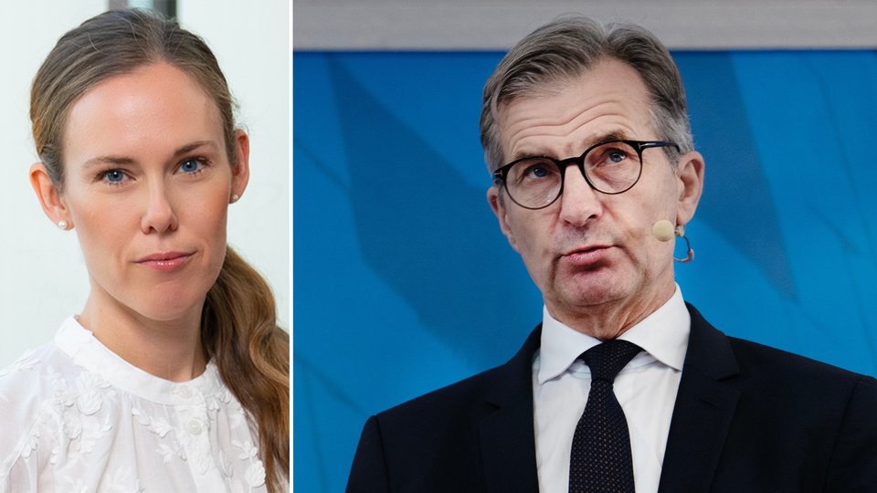 Susanne Spector, Danske Bank och riksbankschef Eric Thedéen.