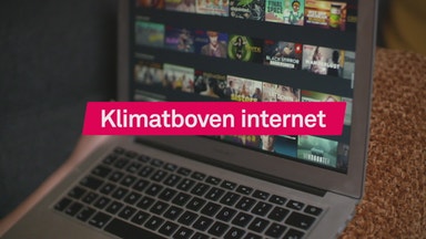 Klimatboven internet slukar energi