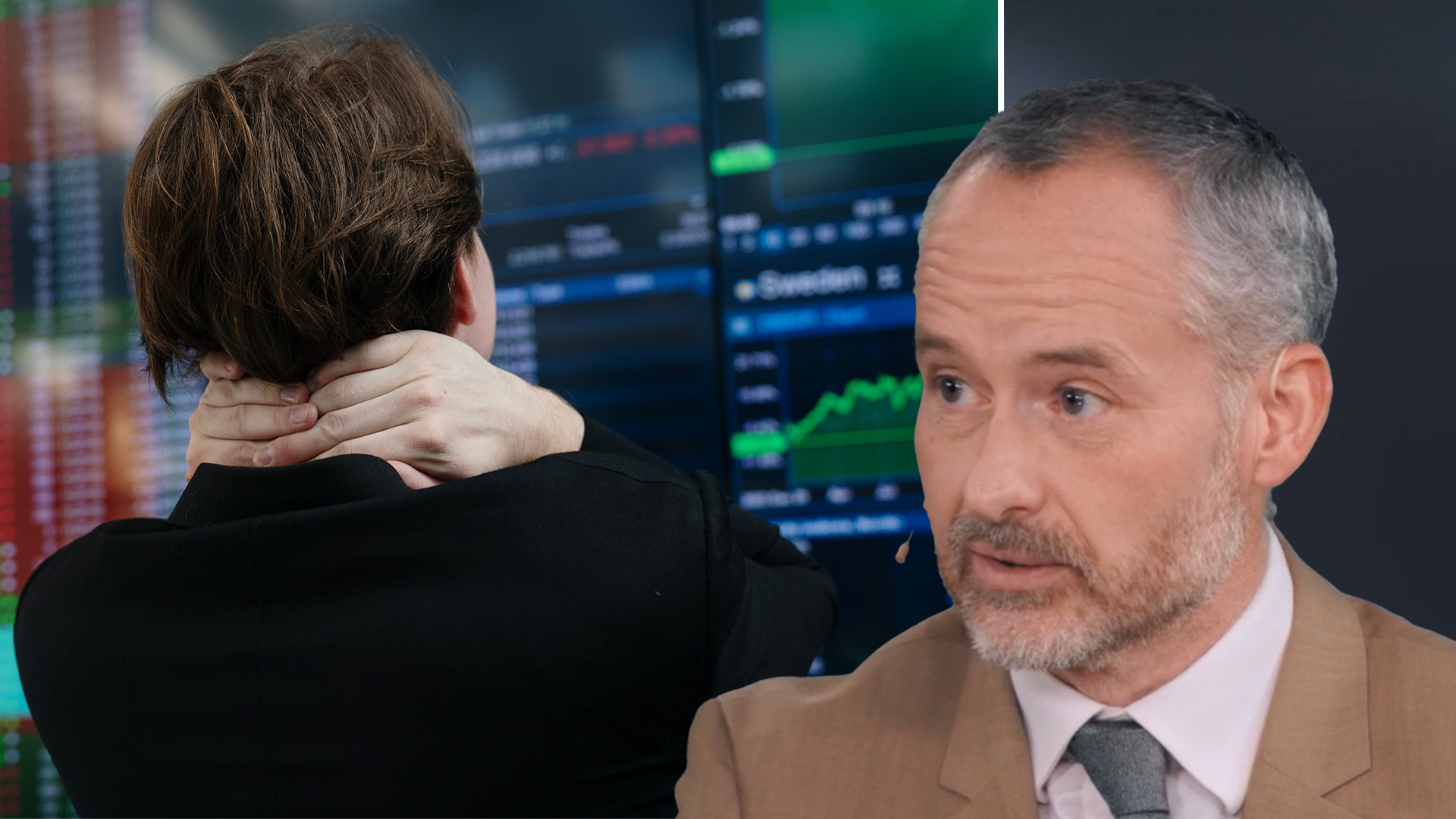 Esbjörn Lundevall på SEB om de röda siffrorna på börsen.