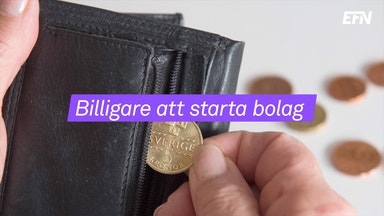 Billigare att starta bolag 2020