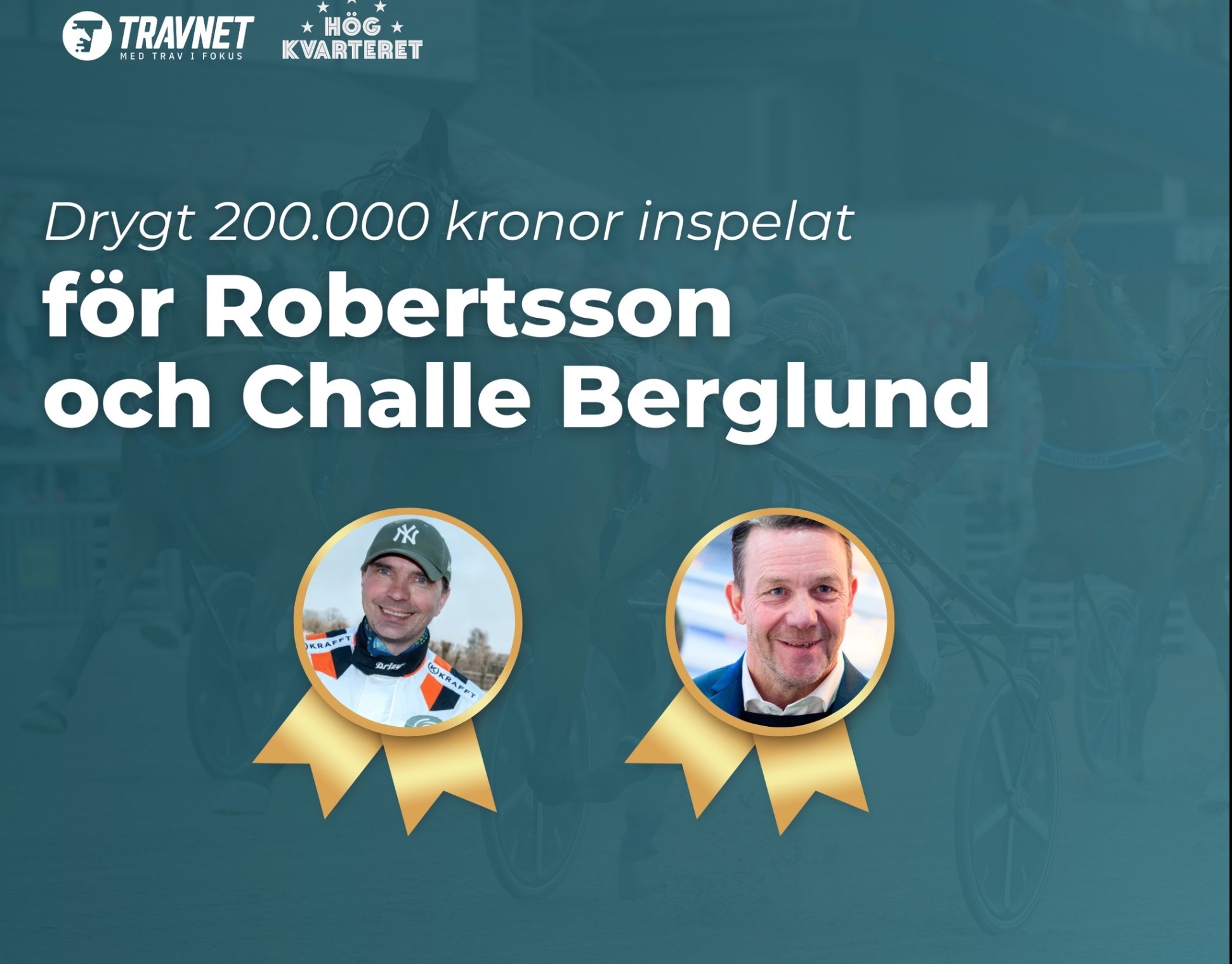 Storvinst: Challe & Robertsson spelar in över 200 000 kronor