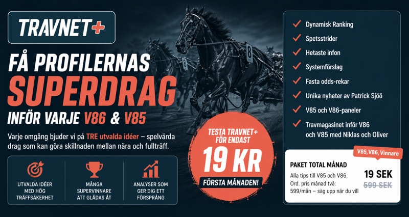 Få profilernas superdrag – testa Travnet PLUS för 19 kr