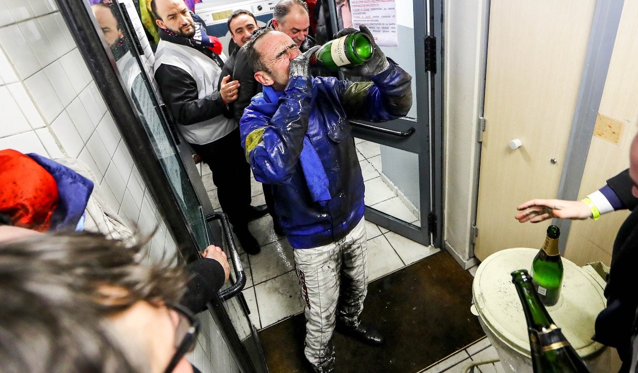 Får Jean-Michel Bazire fira på söndag igen? Foto: Icon Sport, Scoop Dyga/Bildbyrån