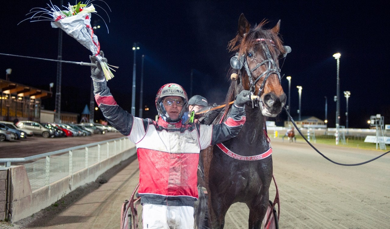 Finlandia-Ajo väntar för Grainfield Aiden. Foto: Johan Grundin, ALN