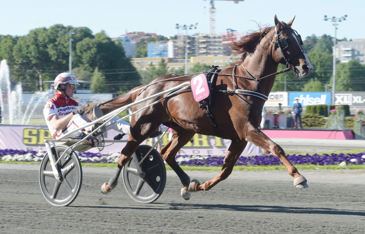 Lionel hann fram till första årssegern. Foto: ALN