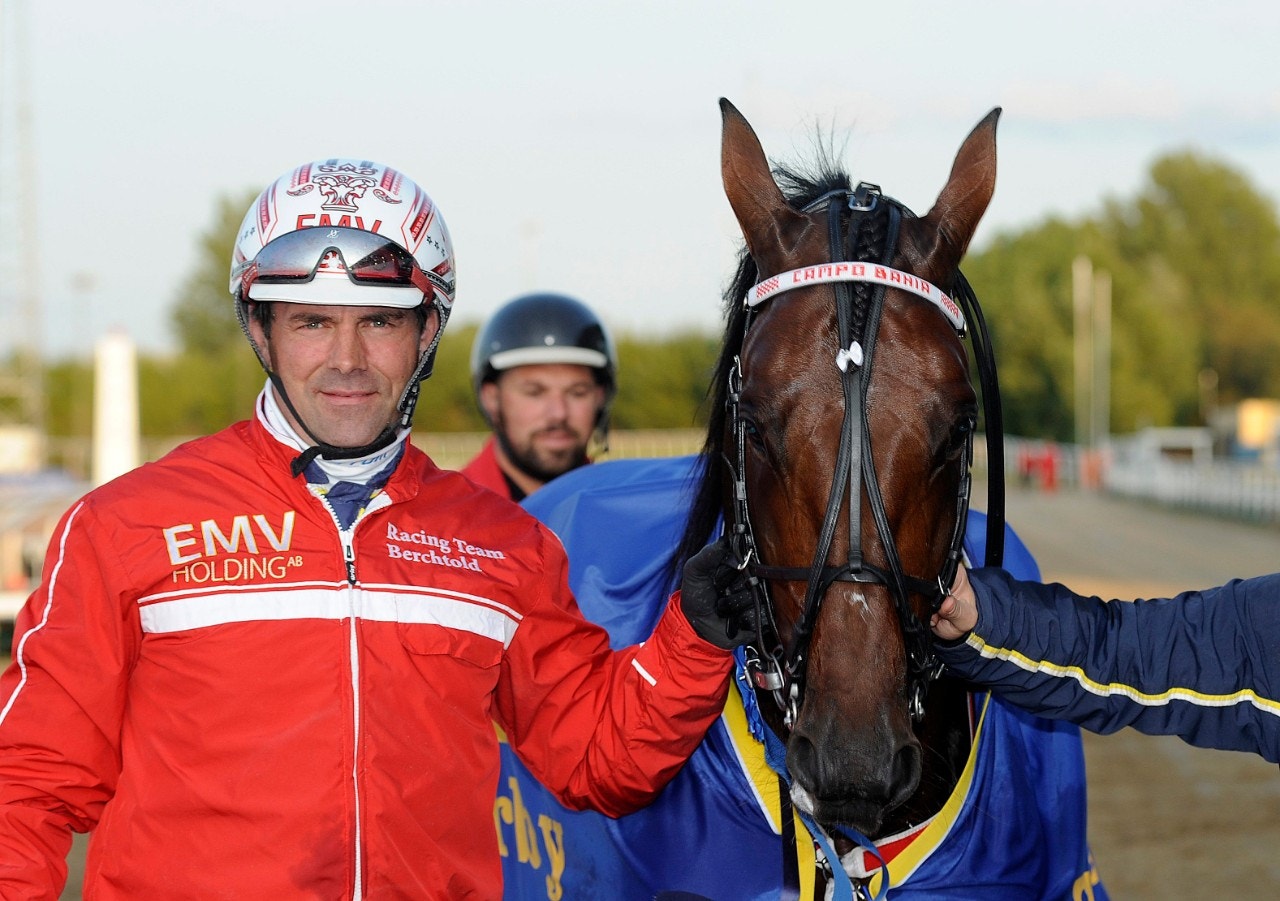 Campo Bahia såg strålande ut när han tog sig till finalen i Svenskt Travderby. Foto: ALN