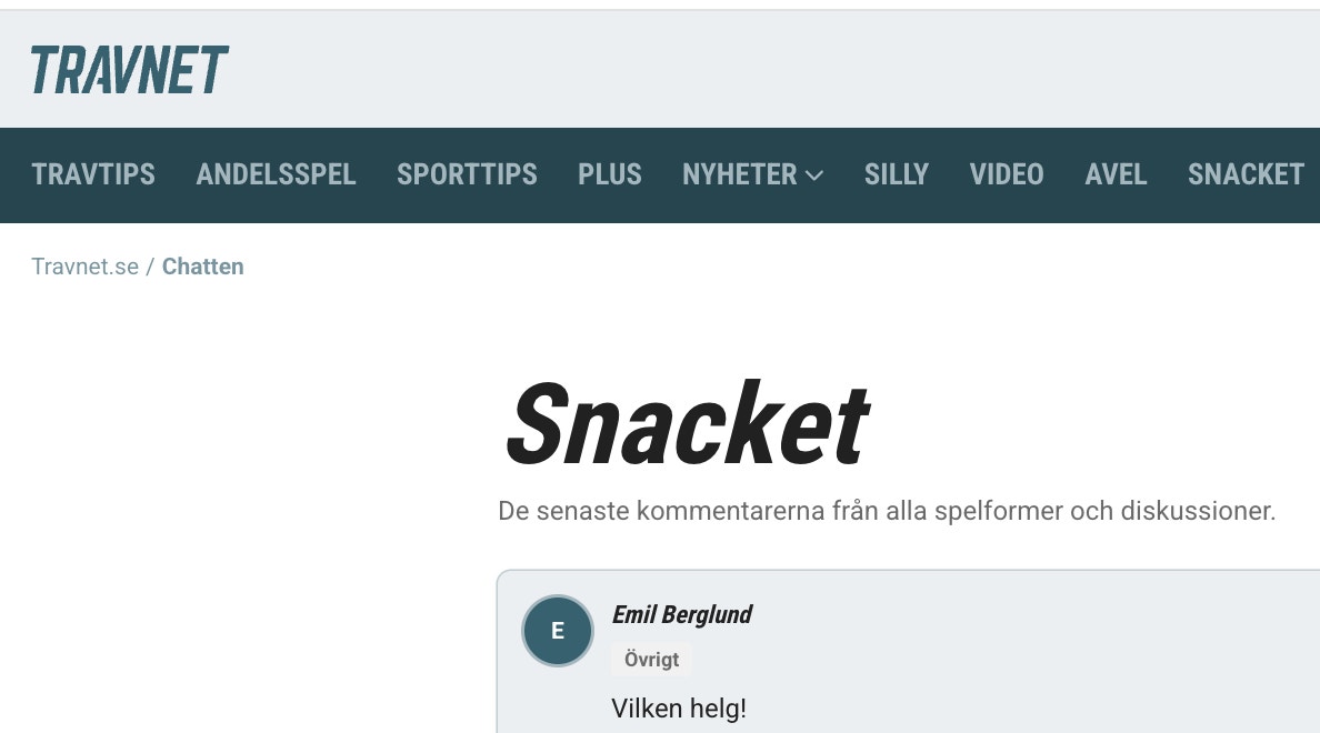 Dragen basuneras ut i chatten – het uppladdning inför storhelgen!