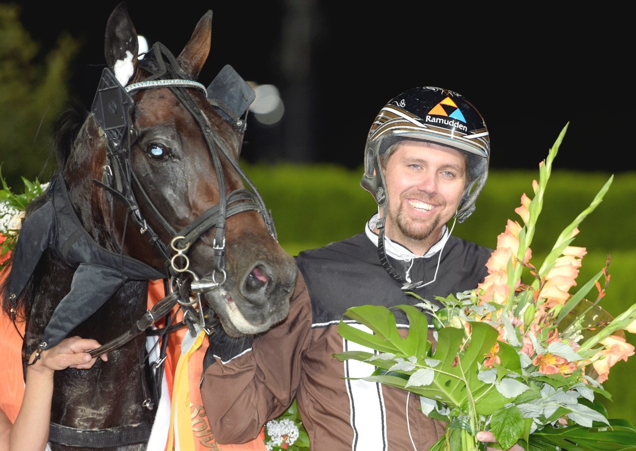 Jubileumspokalen-vinnaren Missle Hill är en av hästarna i finalen av STL Open. Foto: Leif Norberg, ALN