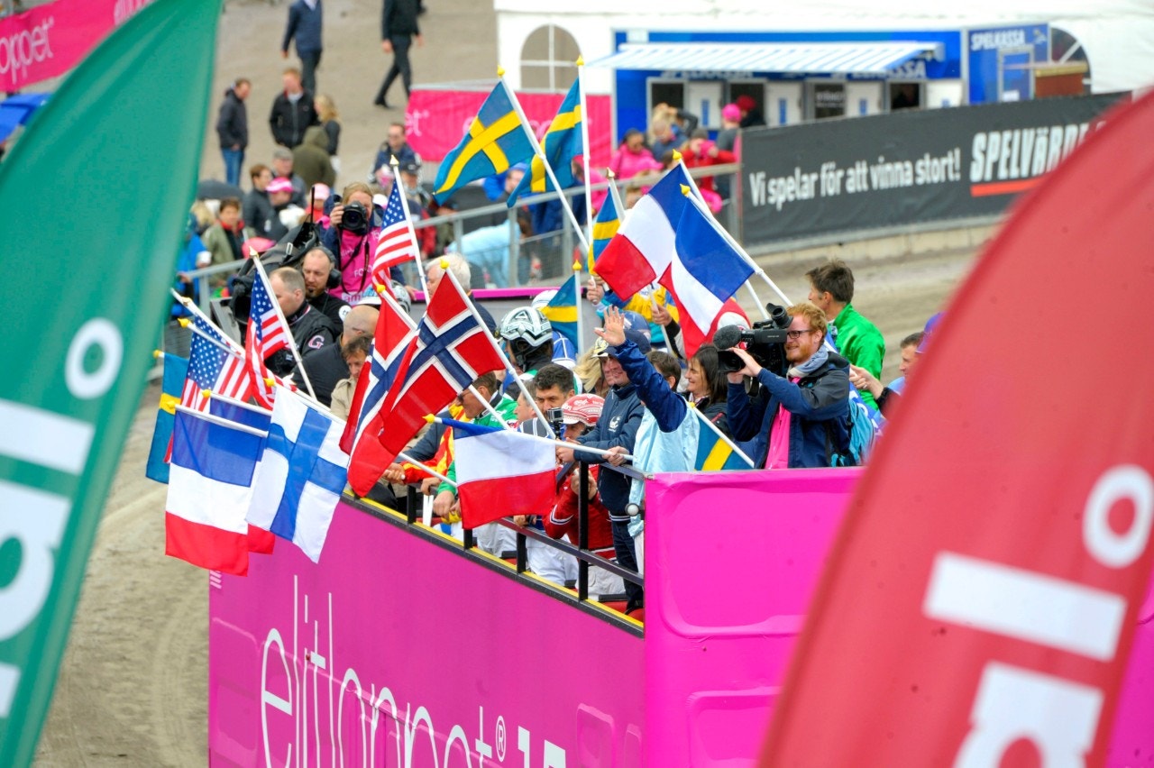 Elitloppet kan ses från 18 olika länder i år. Foto: Martin Langels, ALN