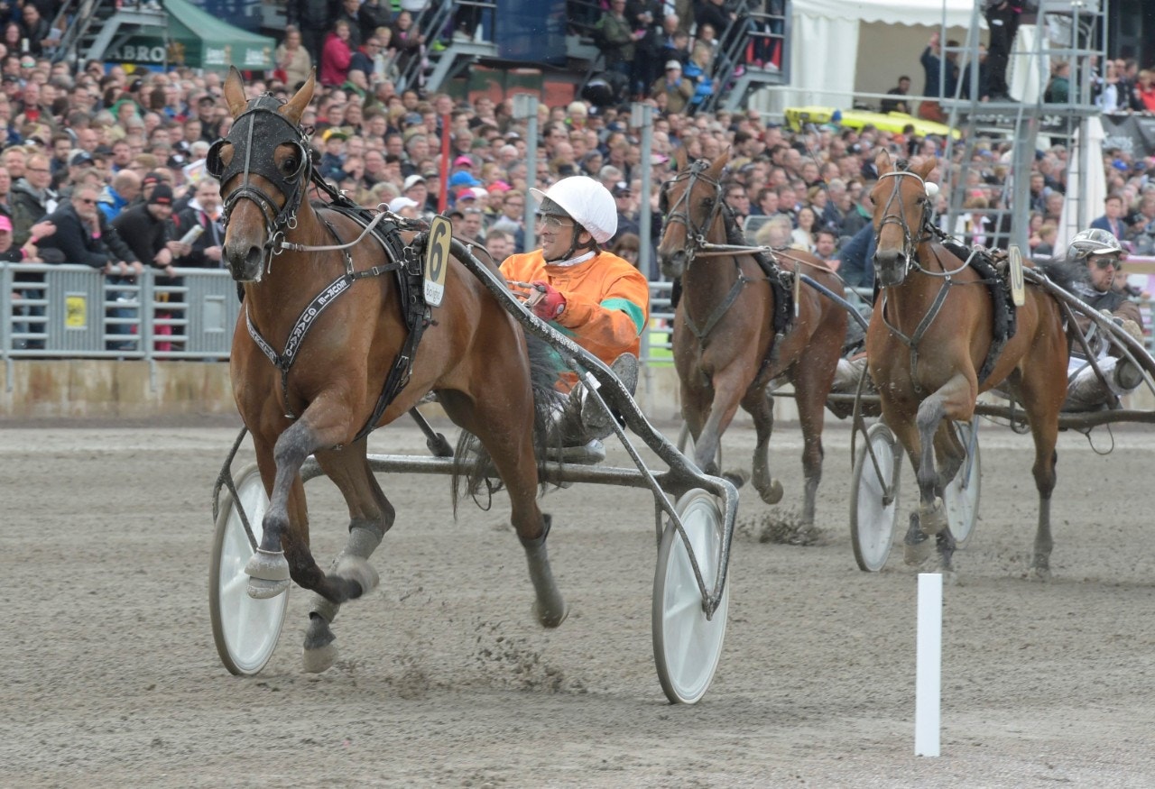Billie de Montfort var ensam på fotot i Gran Premio Costa Azzurra. Foto: Leif Norberg, ALN
