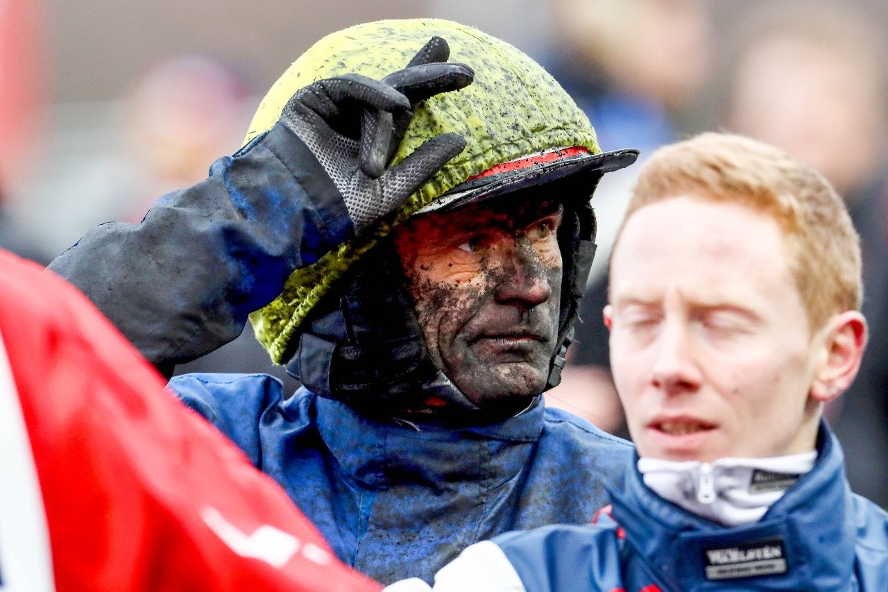 Jean-Michel Bazire körde Hooker Berry till segern. Foto: Icon Sport, Scoop Dyga/Bildbyrån