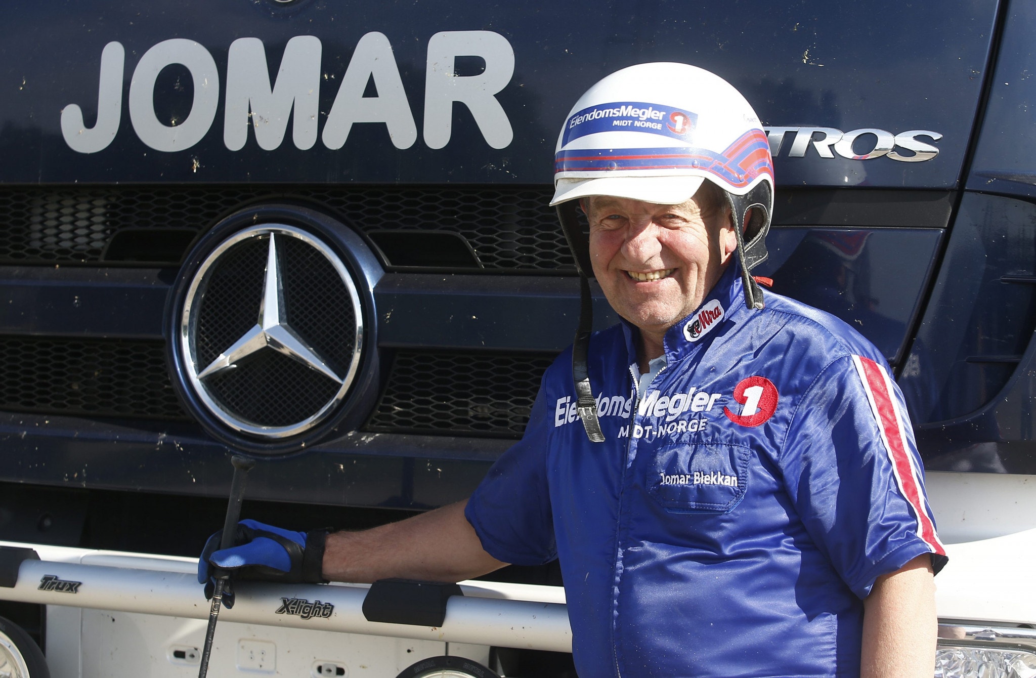 Jomar Blekkan tillbaka som kusk bakom Looking Superb i Oslo Grand Prix. Foto: ALN
