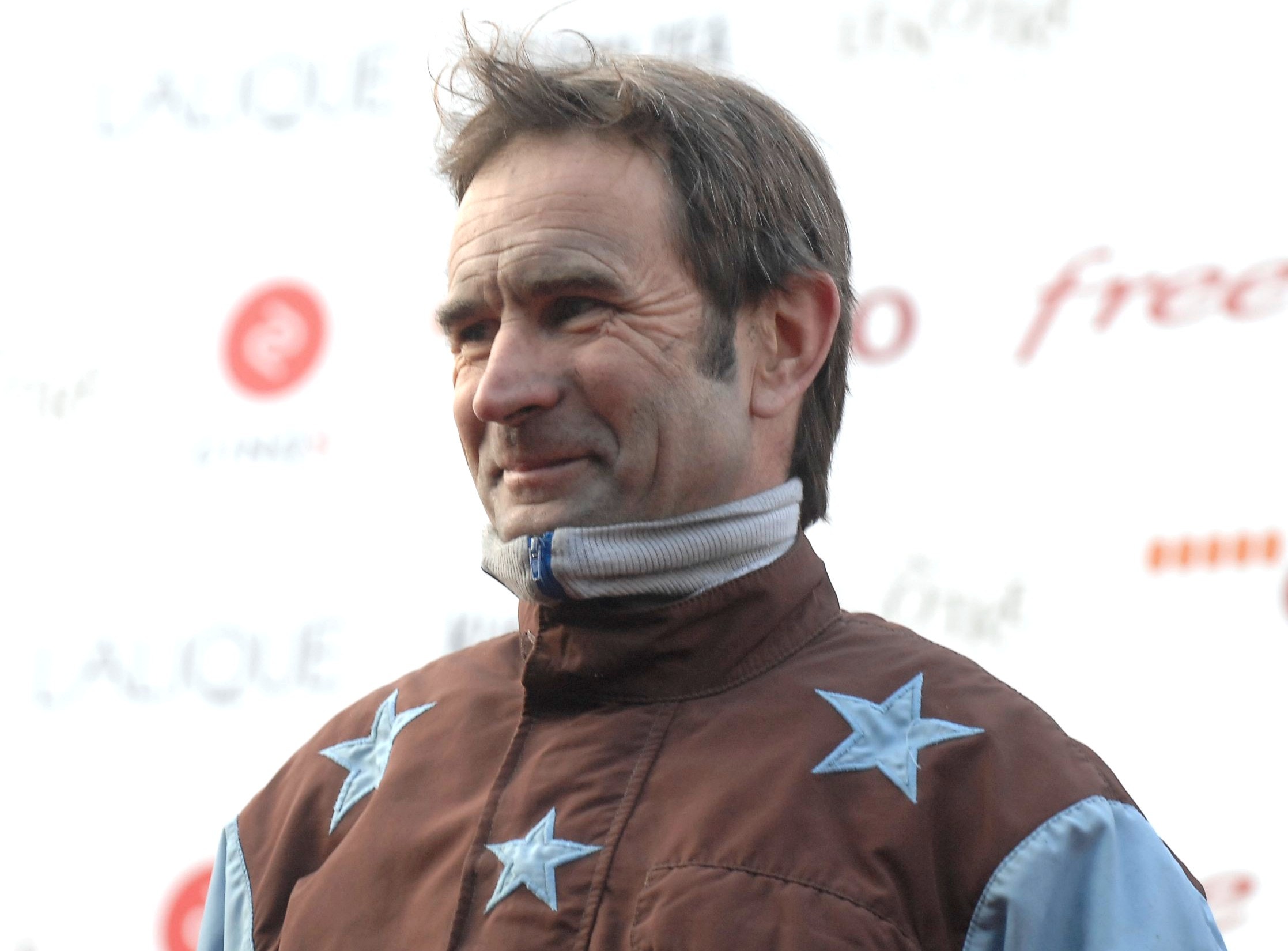 Jean-Michel Bazire lotsade in Bel Avis till segern i Prix de Washington. Foto: ALN