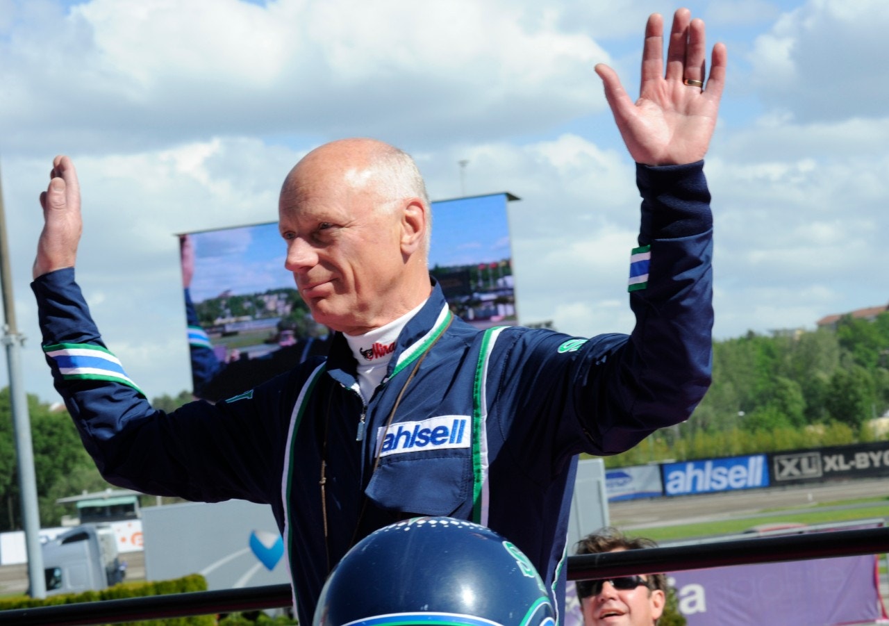 Stig H Johansson sitter upp själv på Solvalla: Foto: Leif Norberg, ALN