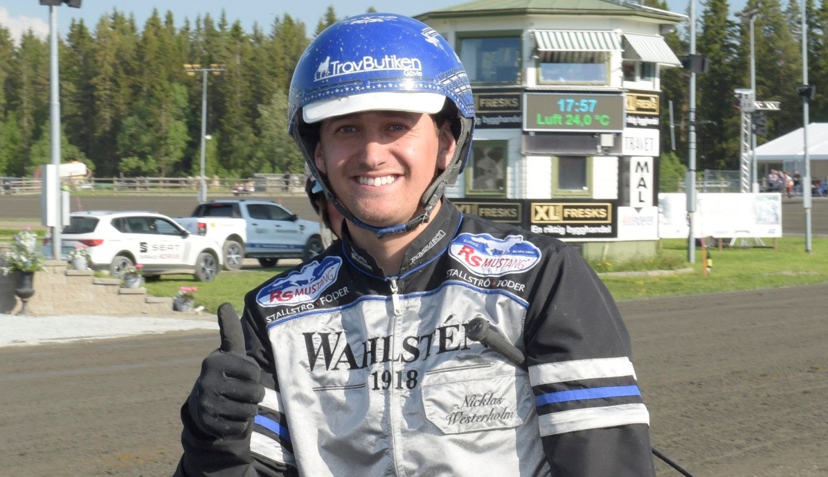 Nicklas Westerholm sitter bakom dagens bästa spel. Foto: Leif Norberg, ALN