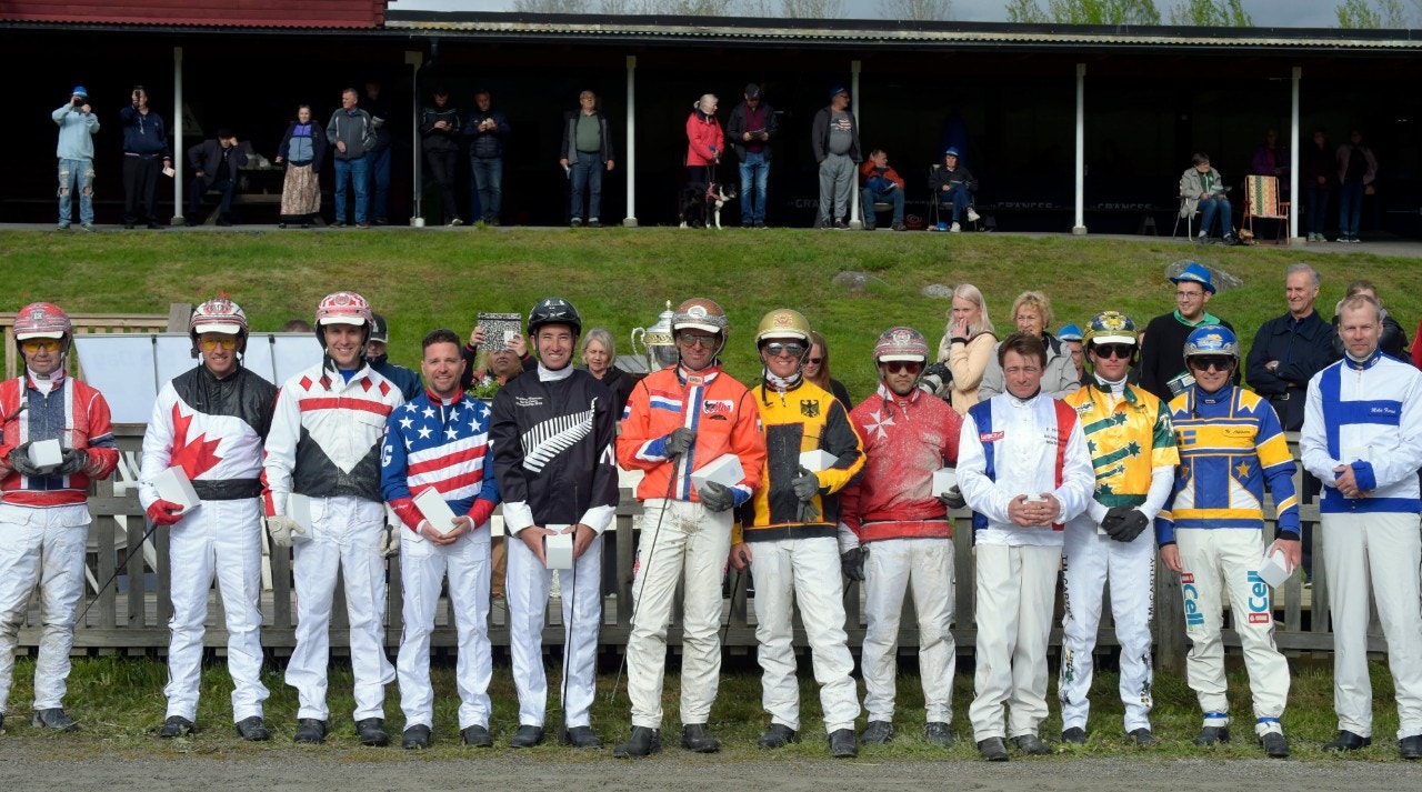 Doug McNair hade bäst dag tre - men Ulf Ohlsson leder sammandraget i Kusk-VM. Foto: Martin Langels, ALN