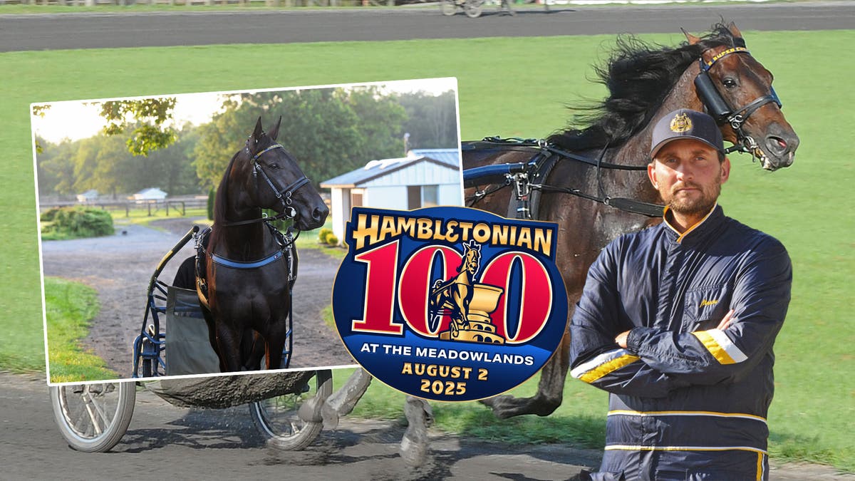 Marcus Melander inför hambletonian 2025