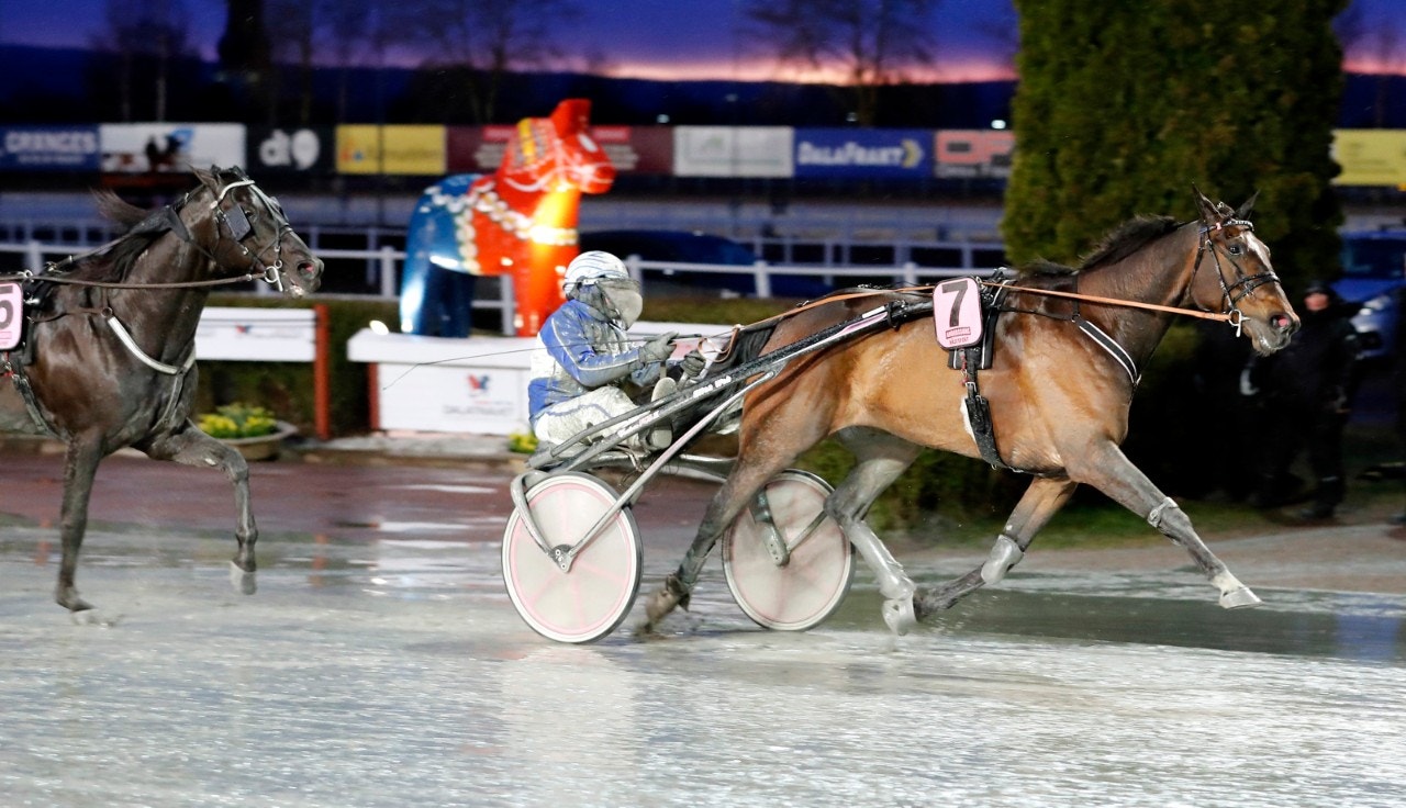 Elian Web stack till ledningen - sedan var resten av Rommeheatet en formalitet. Foto: Micke Gustafsson, ALN
