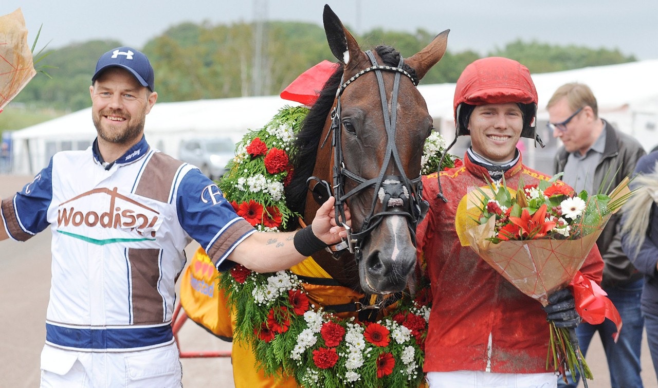 Zeta Wise As efter segern i Stosprintern. Foto: Jörgen Tufvesson, ALN