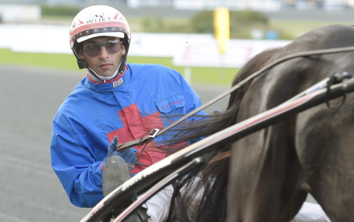 Gabriele Gelormini körde Bertrand le Beller-tränade Diable de Vauvert till segern i Prix de Bretagne. Foto: Leif Norberg, ALN