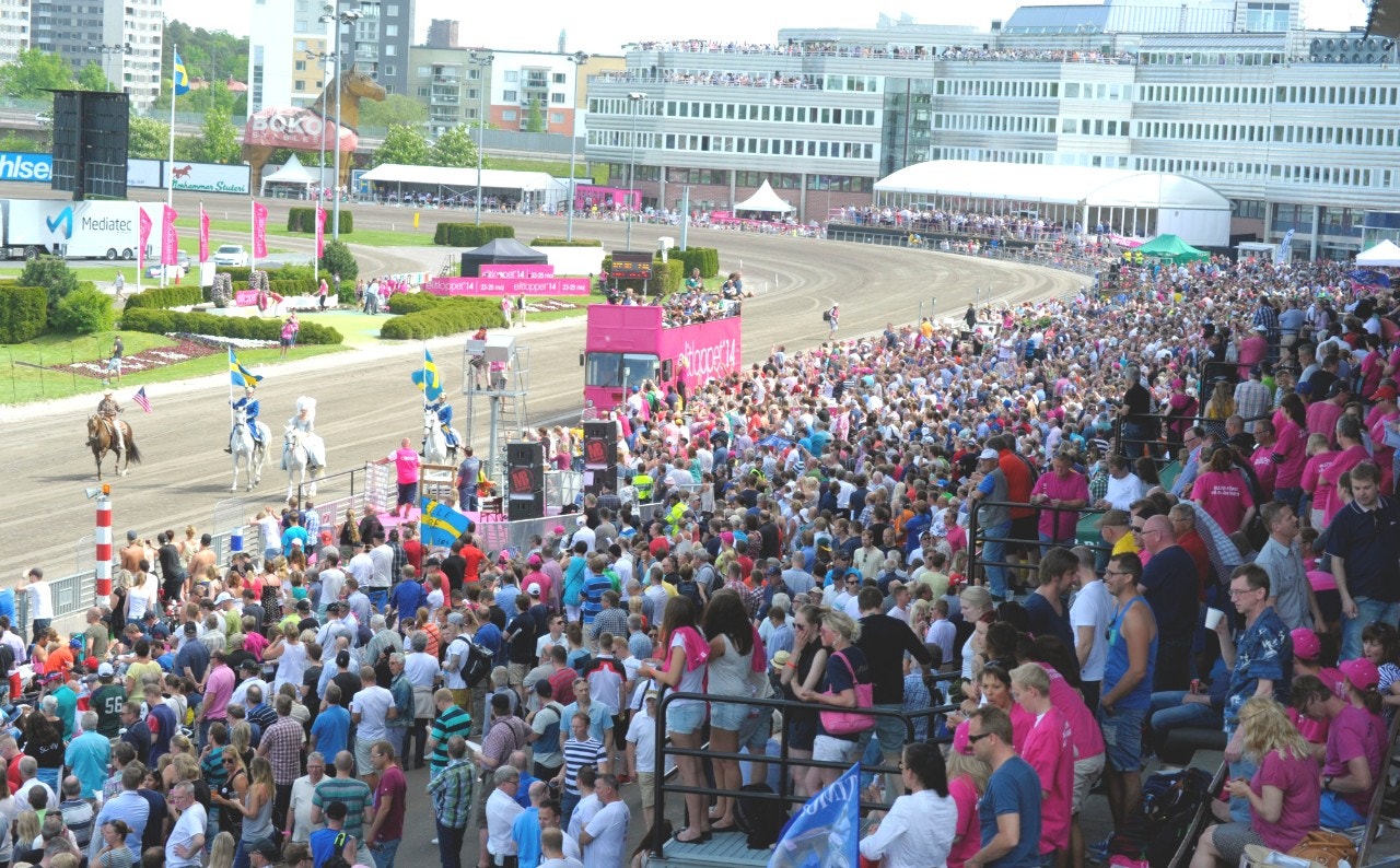 Ännu finns inga beslut om hur Elitloppet kommer att se ut i år. Foto: Martin Langels, ALN