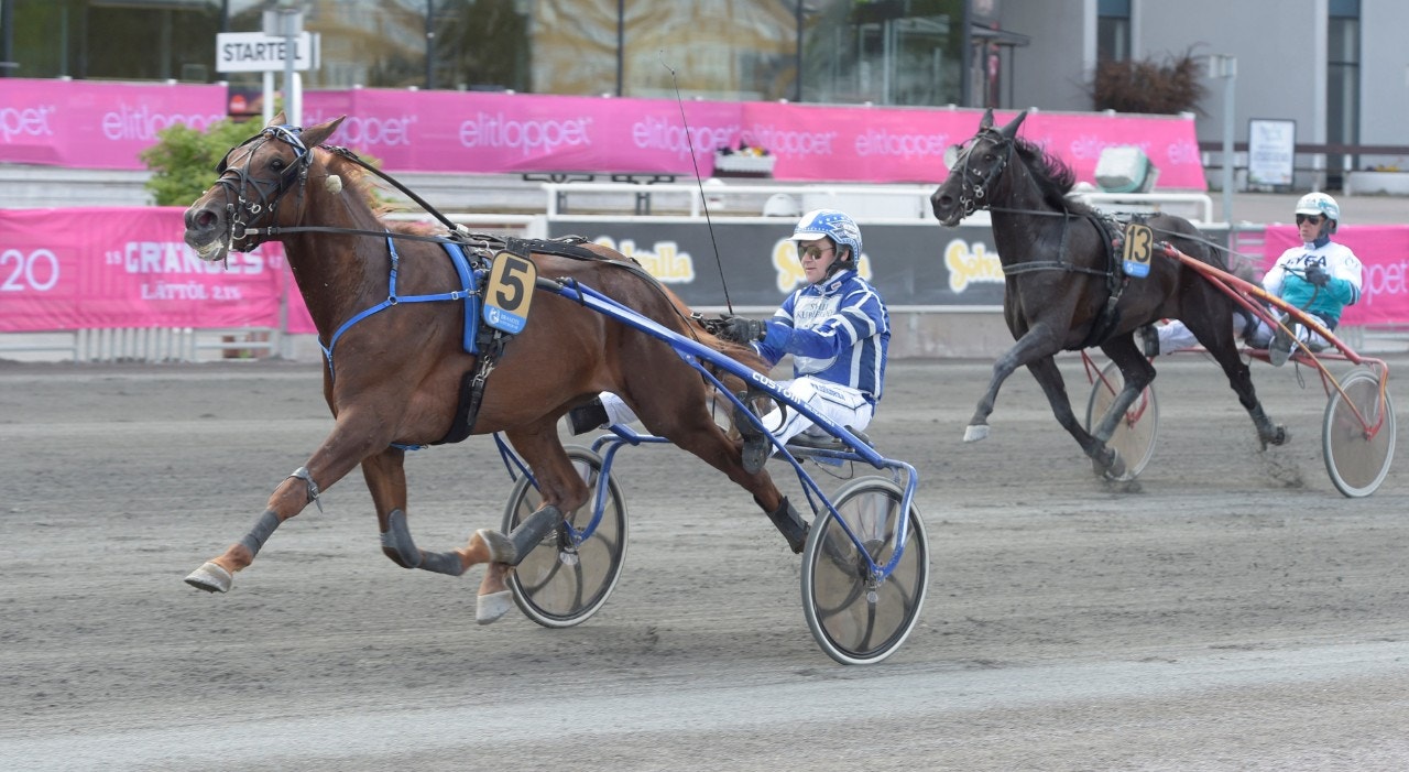 Elmo Ice omutlig från spets i "Lilla Harpers". Foto: Leif Norberg, ALN
