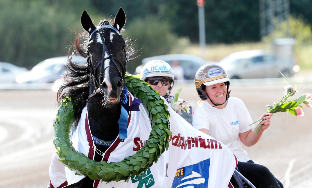 Tekno Eld gör årets första start i Lars Laumbs lopp. Foto: Micke Gustafsson, ALN