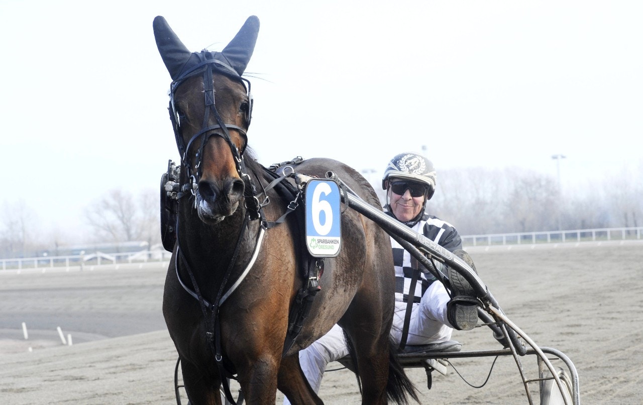 Jägersro/Solvalla 27 januari: Dansken vinner då de andra rusat färdigt!