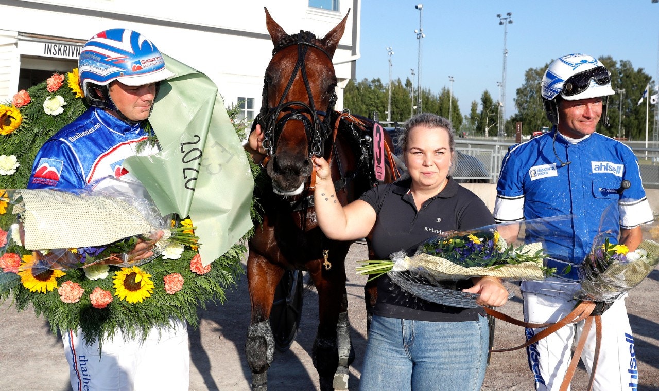 Hennessy Am avgjorde E3-finalen den tunga vägen. Foto: Thomas Gustafsson, ALN