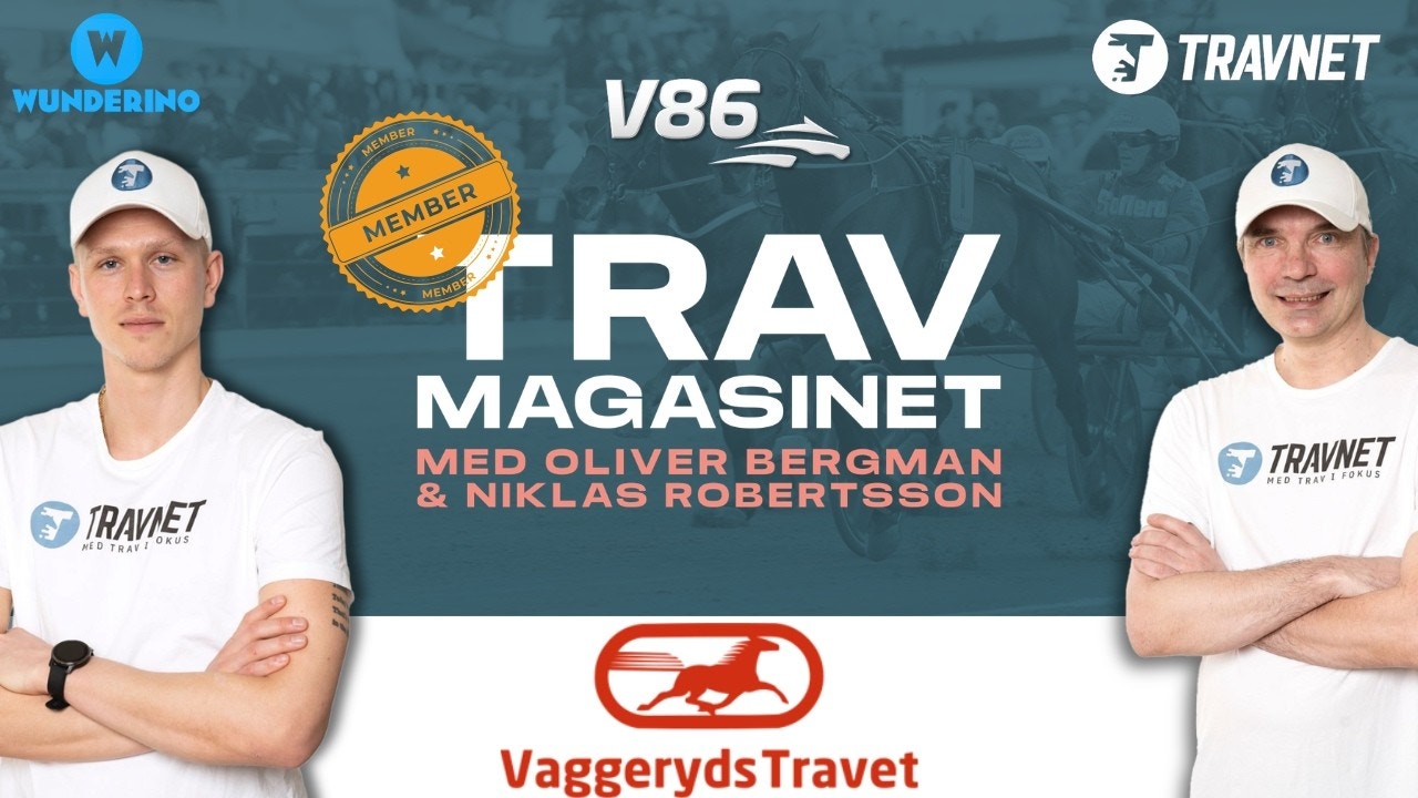 Oliver trycker hårt på ett starkt drag i V86-2