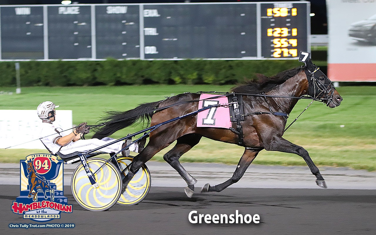 Greenshoe dansade hem Kentucky Futurity på 1.09,1. Foto: Chris Tully, christullytrot.com
