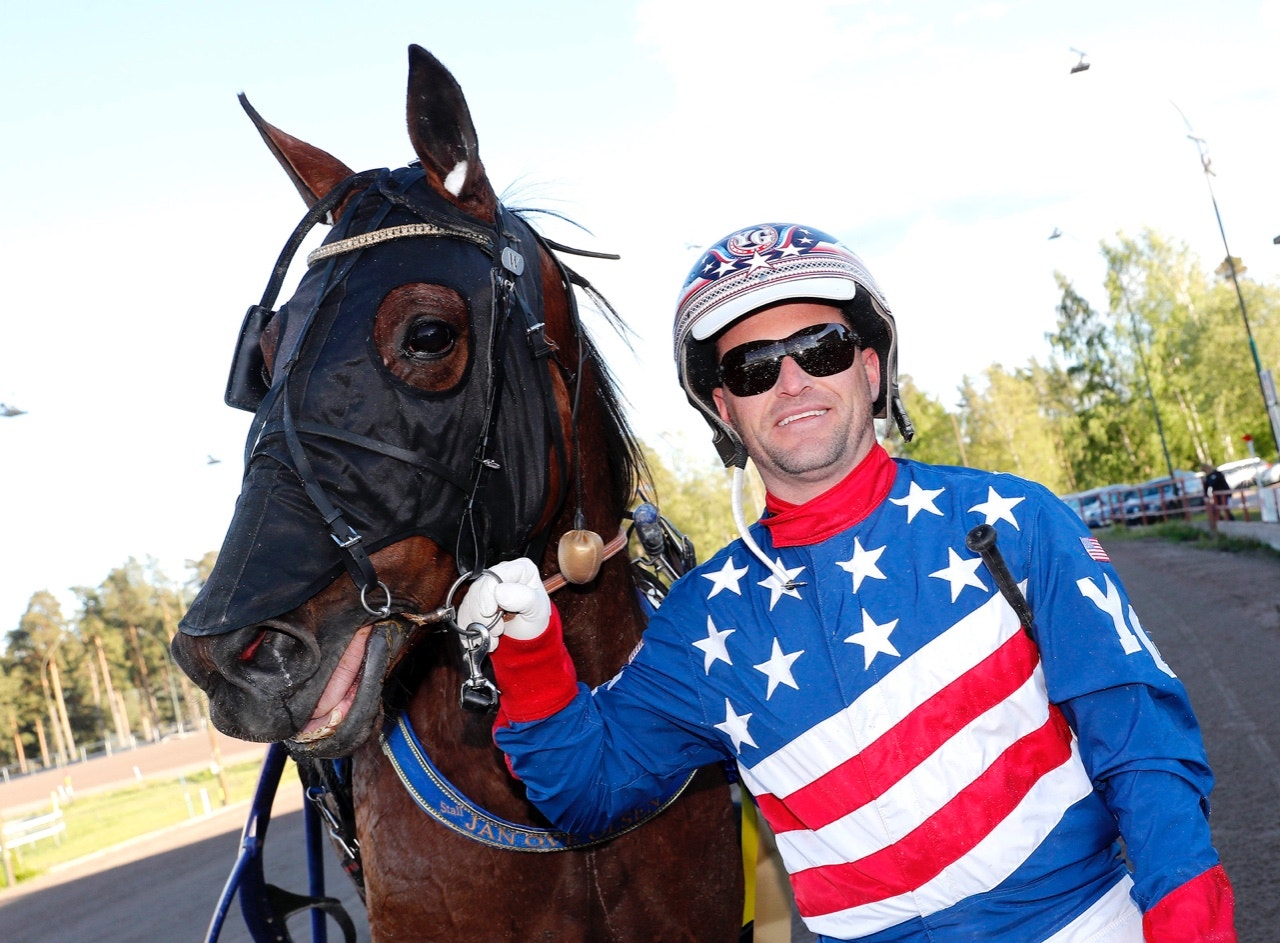 Yannick Gingras är återigen hemma efter Kusk-VM och lotsade Atlanta till seger - Foto: ALN