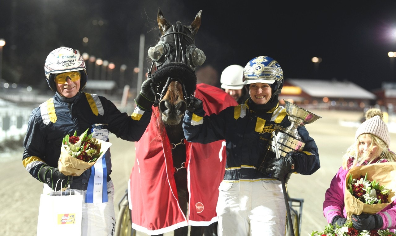 Milligan's School får börja från bricka åtta i Gulddivisionens final på Solvalla. Foto: Christer Norin, ALN