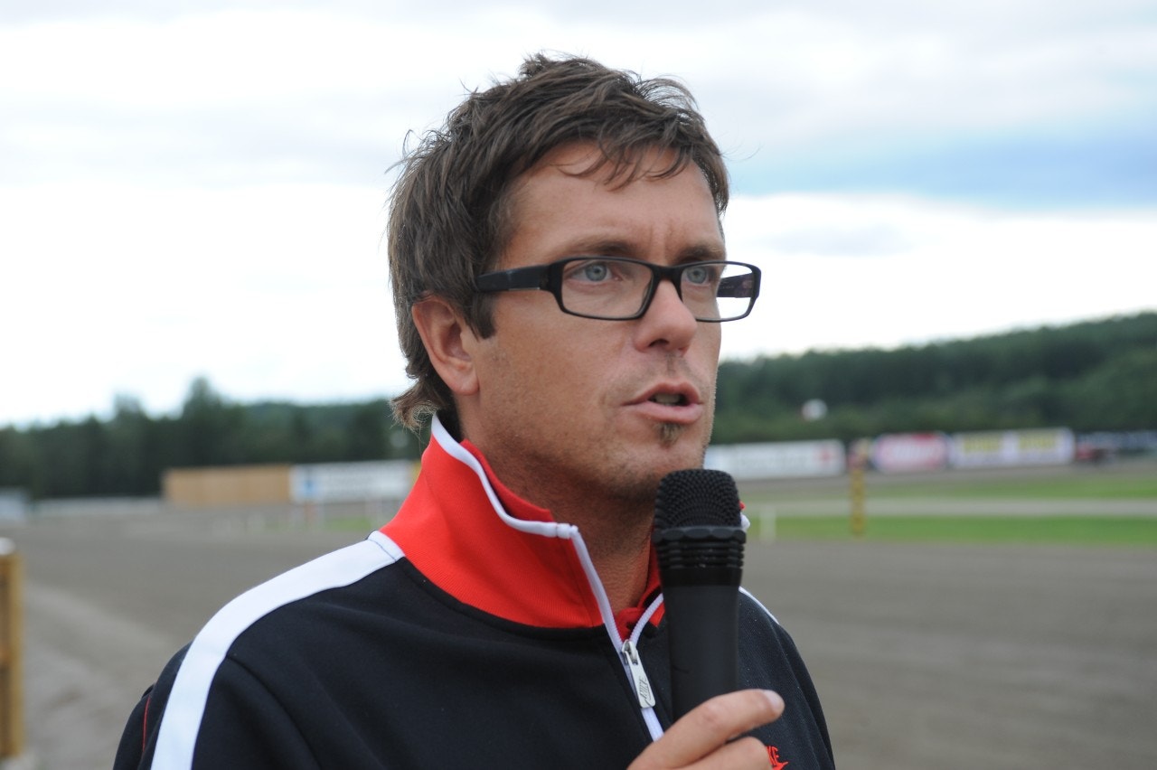 Joakim Johansson blir ny platschef vid Skelleftetravet. Foto: Christer Norin, ALN