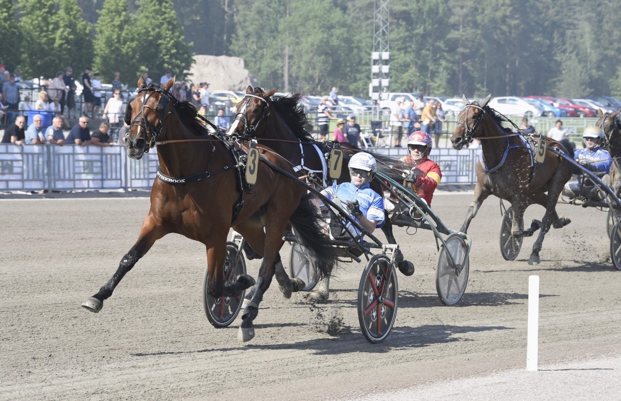 Uppfödningslöpnings-vinnaren Bythebook är efter Googoo Gaagaa. Foto: ALN