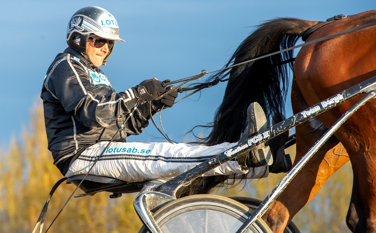 Robert Bergh kan inte köra under Elitlopps-helgen. Foto: Mikael Rosenquist, ALN