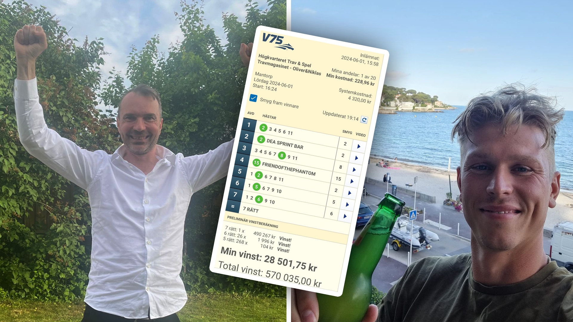 Niklas och Oliver drog in miljoner – succé för Travnetprofilerna